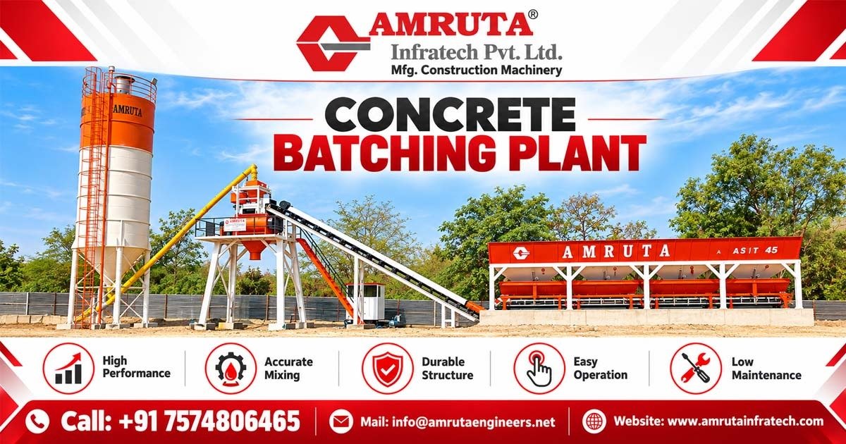 Premium Concrete Batching Plant in Odisha