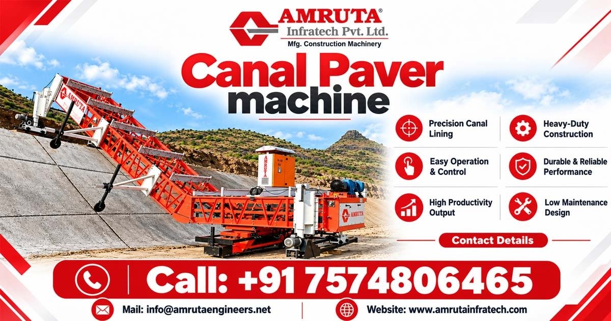High Quality Canal Paver Machine in Telangana
