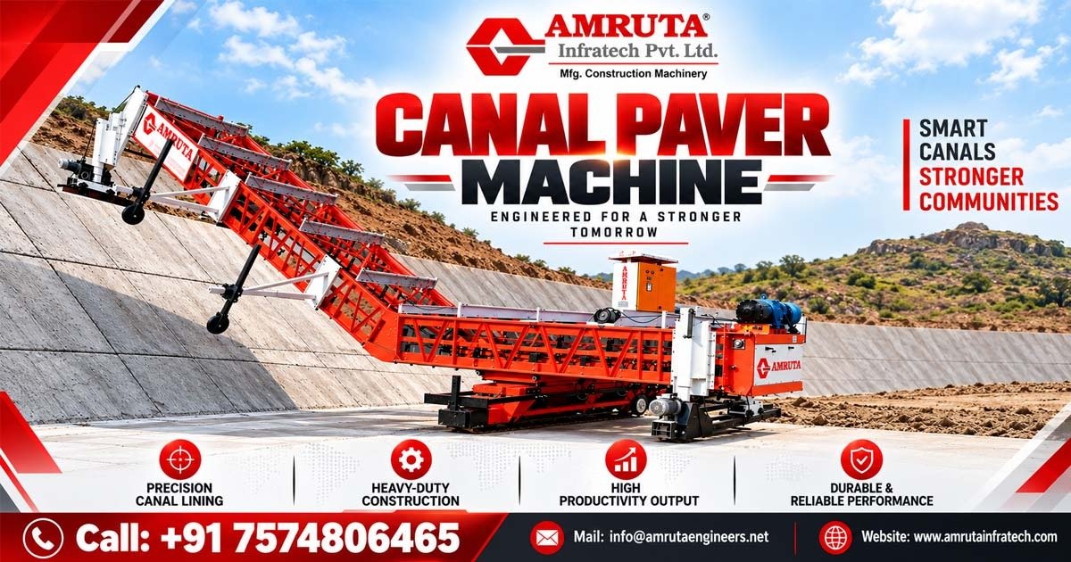 Canal Paver Machine in Bihar