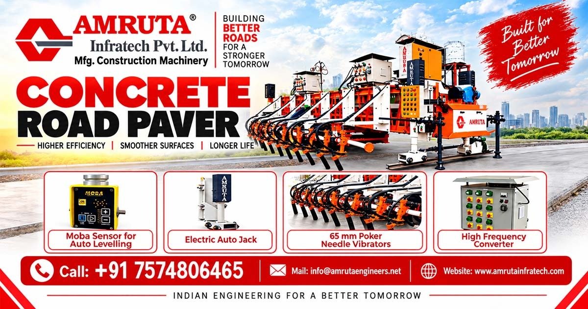Concrete Road Paver Machine in Rajasthan