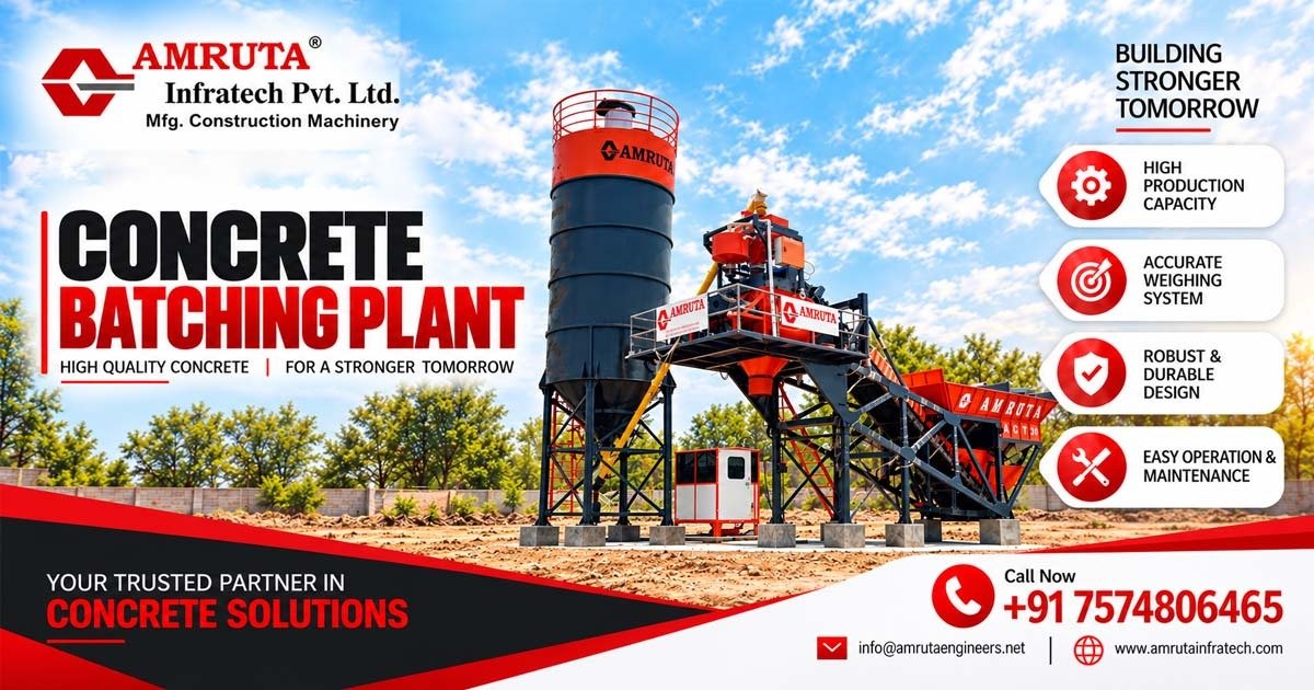 Concrete Batching Plant in Maharashtra
