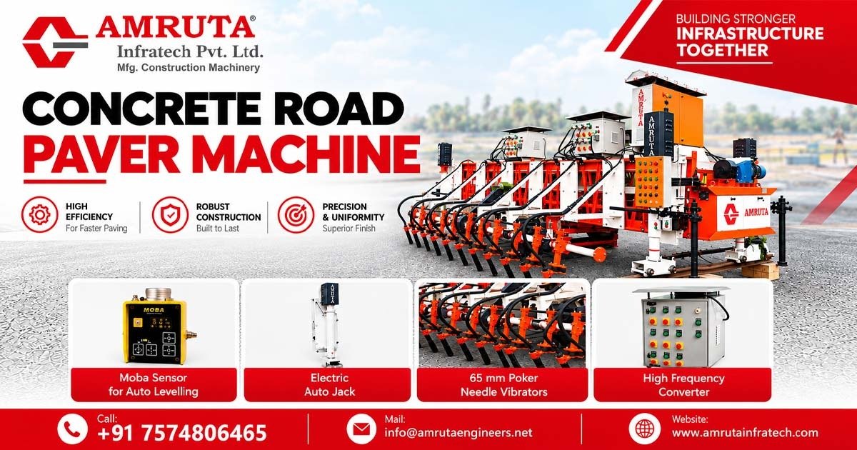 Concrete Road Paver Machine in Rajasthan