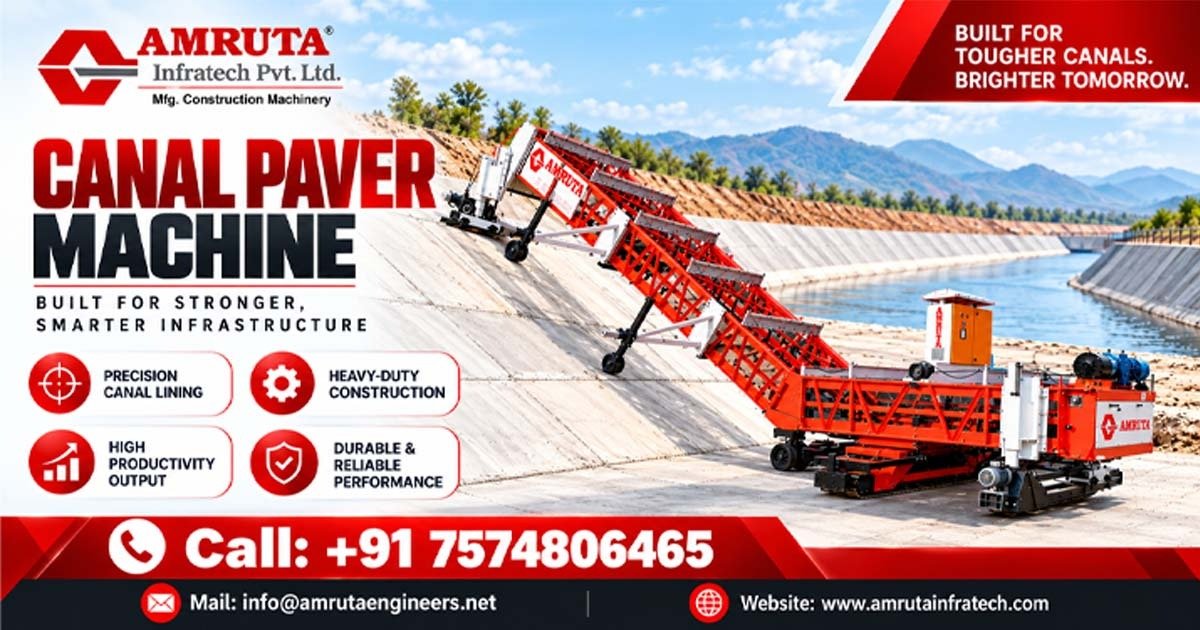 Canal Paver Machine in Madhya Pradesh