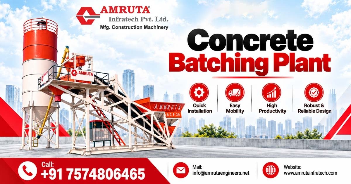Concrete Batching Plant in Maharashtra
